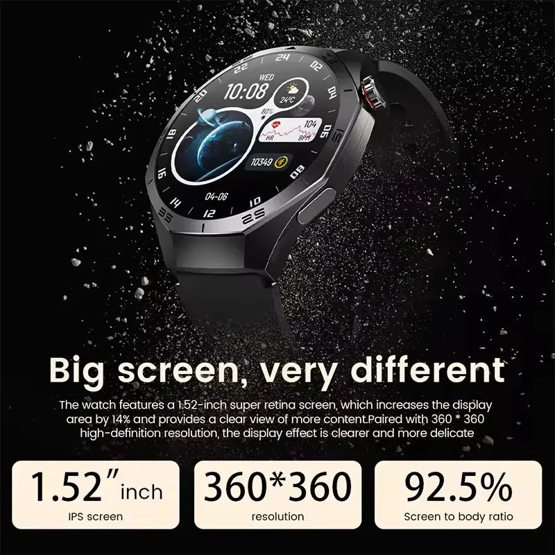 Genuine Series 5 Pro GPS Men 360*360 AMOLED Screen Waterproof Smartwatch