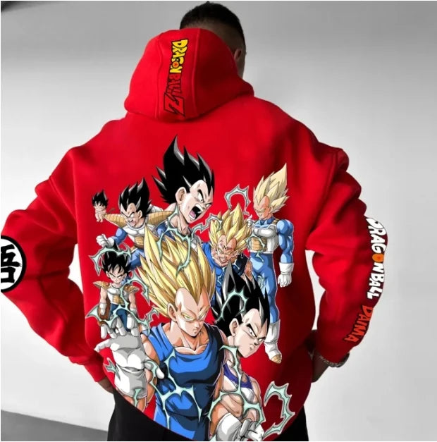 Dragon Ball Z Animation Sweater Men's Printed Trendy Jacket
