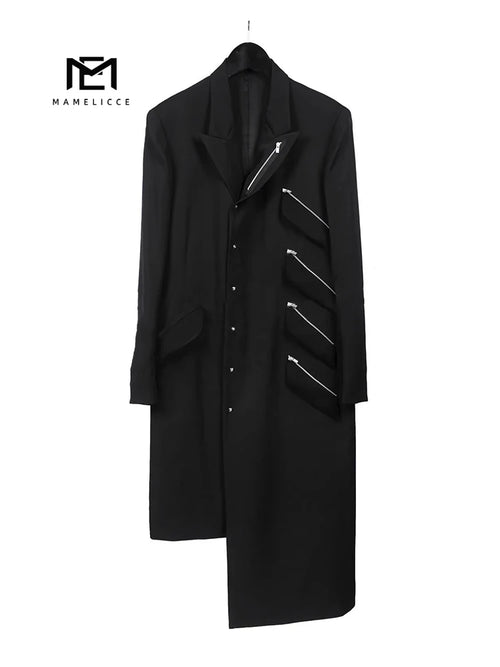 Men's luxury jacket black Big size coat oversize modern blazer