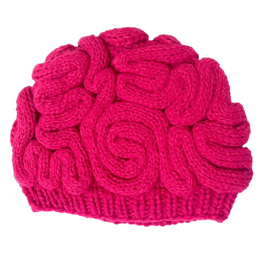 Funny Winter Horrible Brain Wool Handmade Unisex Beanie Caps