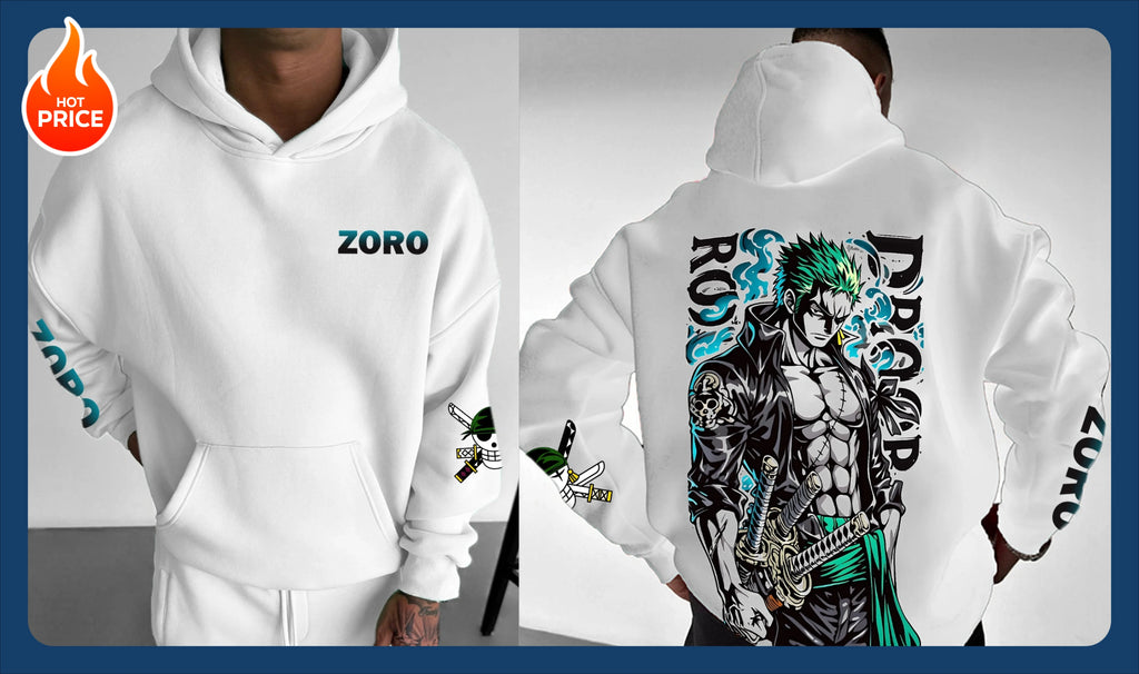 ONE PIECE Luffy Chopper Zoro Hoodie Loose Unisex Hot-blooded Animation Sweater