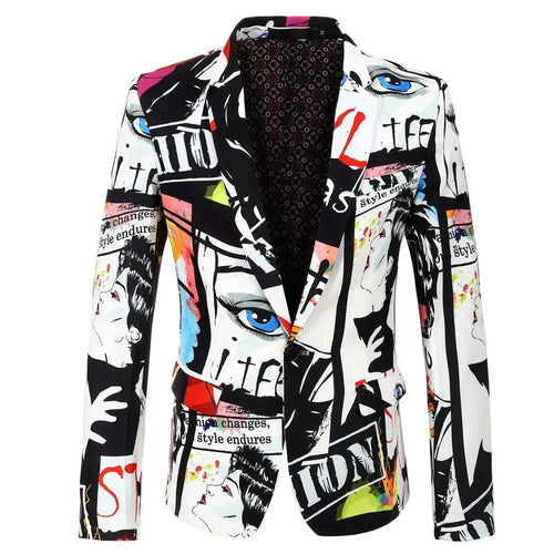Coats Blazers Oversize Plus Big Size Short Jacket for Men Party Cropped Menswear
