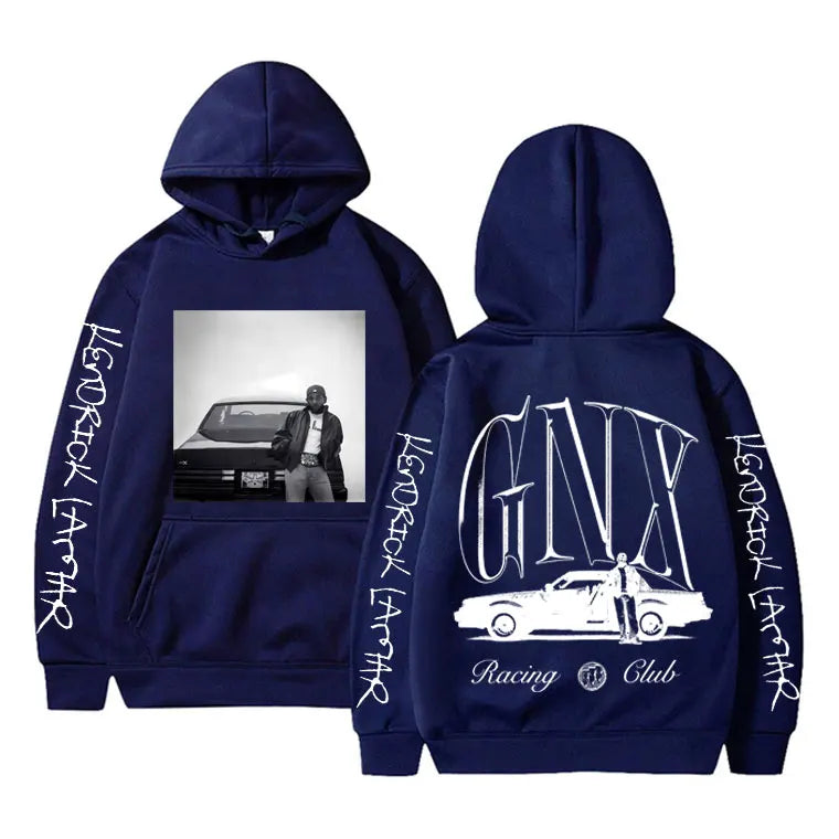 Kendrick Lamar Double Sided Print GNX Cotton Sweatshirt Oversized Hoodies Unisex Streetwear