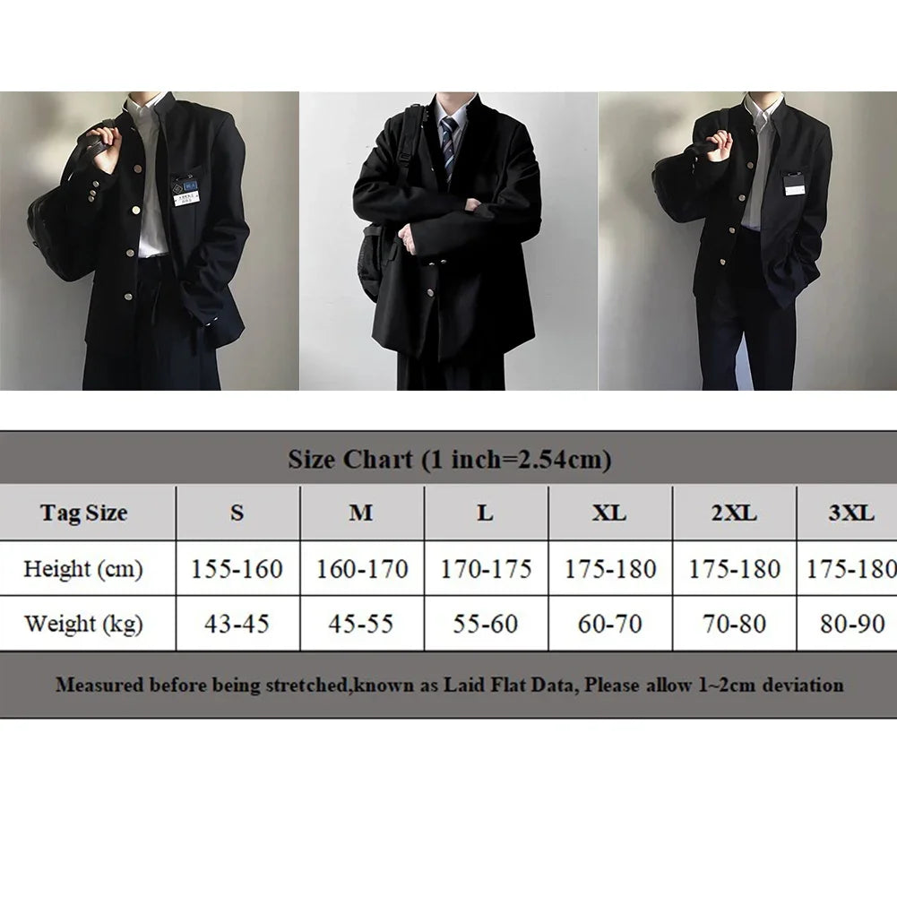 Men Japanese Style Uniform Dk Blazers Suit Jackets Explosion Coat