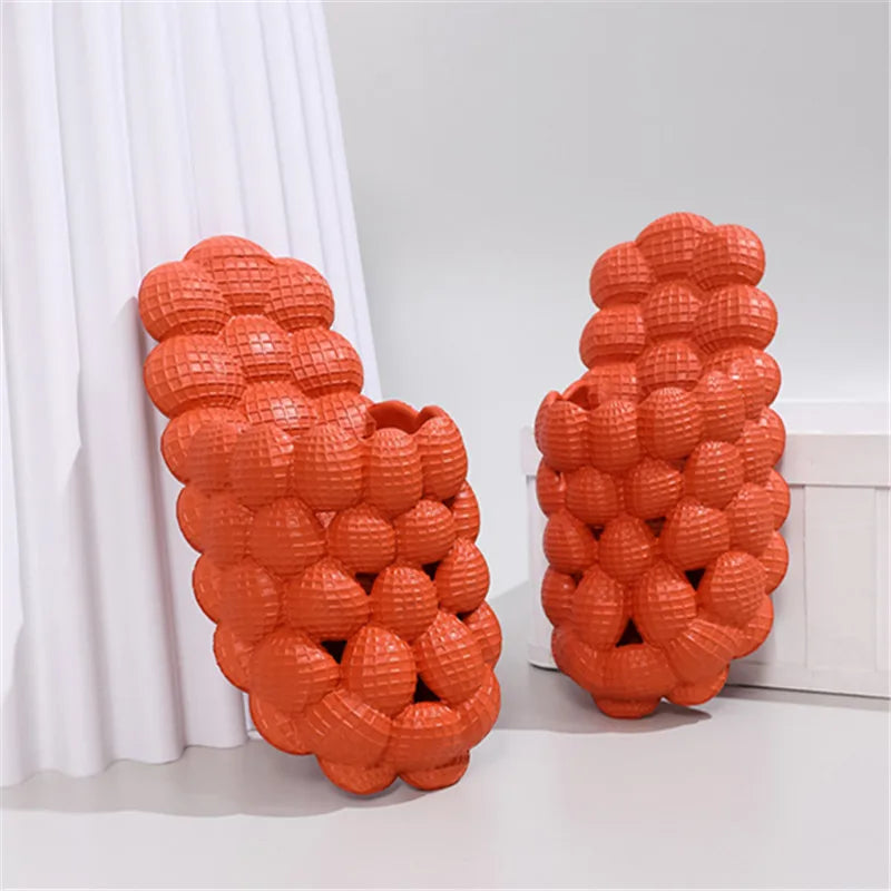 Man Soft Bubble EVA Cool Sole Slippers Designer Indoor Peanut Slippers
