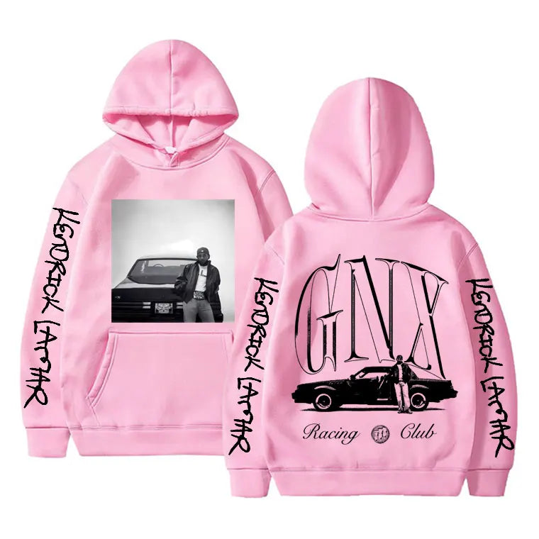 Kendrick Lamar Double Sided Print GNX Cotton Sweatshirt Oversized Hoodies Unisex Streetwear