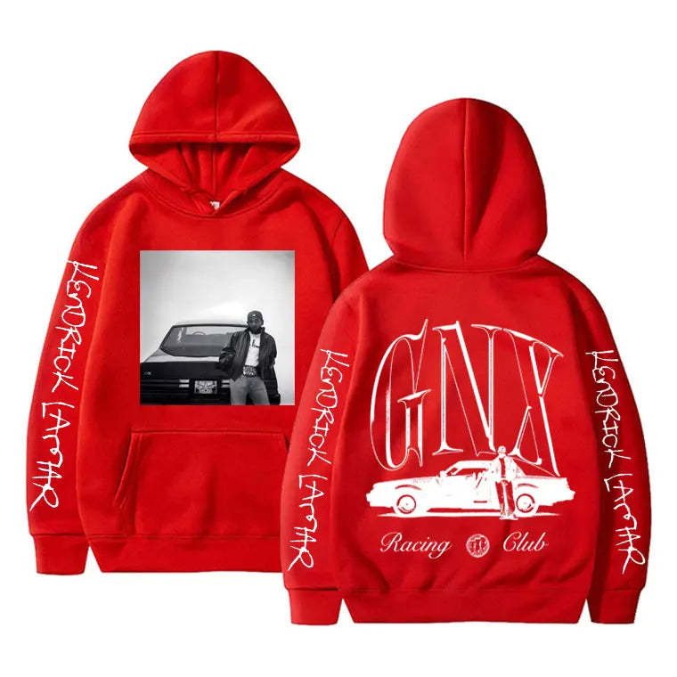 Kendrick Lamar Double Sided Print GNX Cotton Sweatshirt Oversized Hoodies Unisex Streetwear