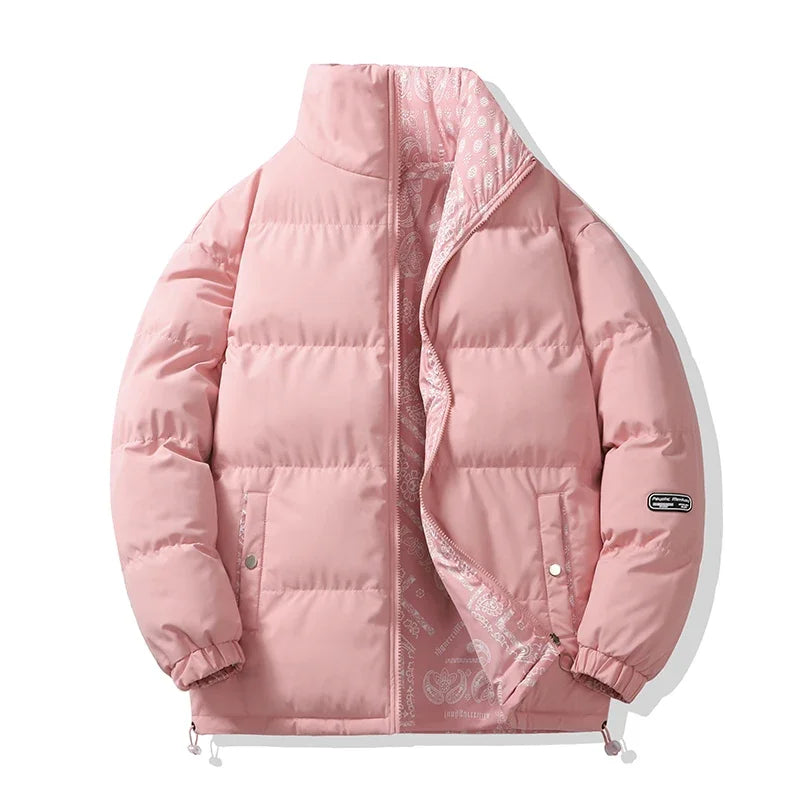 Men High Quality Windproof Casual Style Cotton Warm Parkas