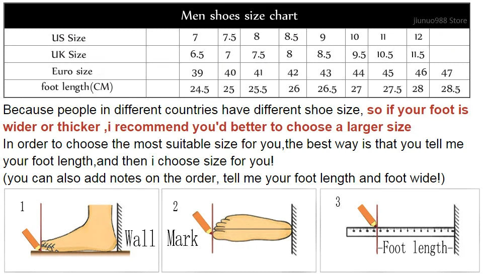 Shoes for Men Leather Casual Shoes Print Flat Street Cool Slip-on Loafers