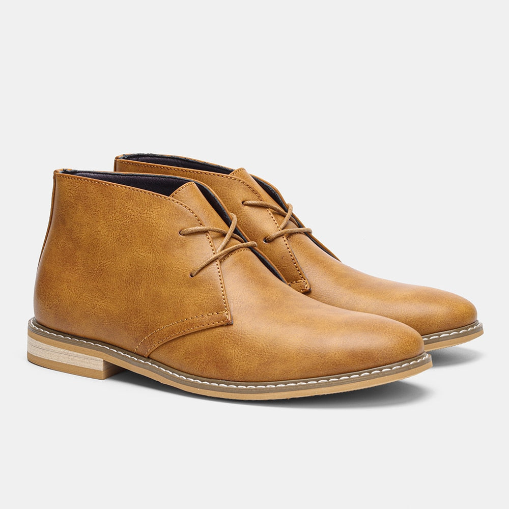 Men's Desert Leather Ankle Boots