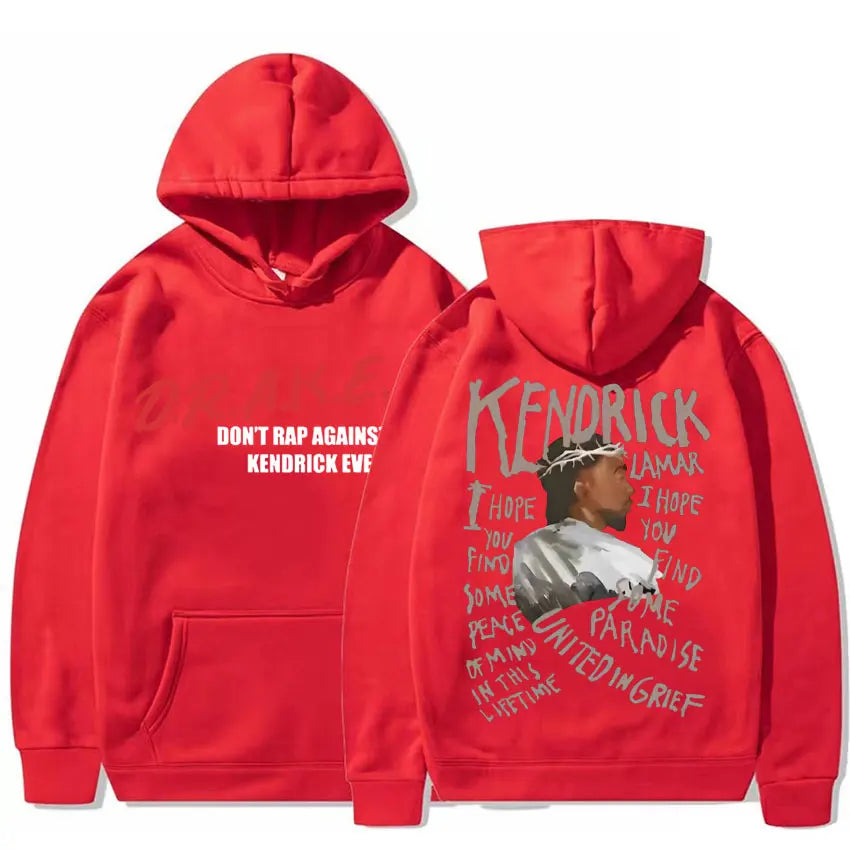 Kendrick Lamar Drake D.R.A.K.E Hoodie They Not Like Us Hooded Men  Hip Hop Sweatshirts