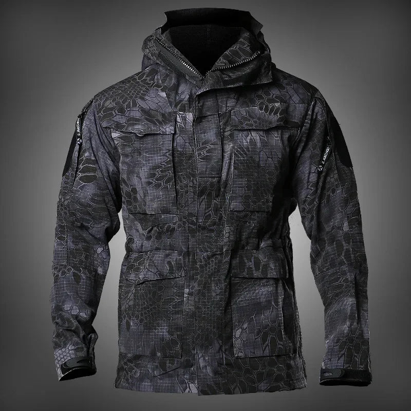 Casual Tactical Windbreaker Men Flight Pilot Military Style Field Jacket