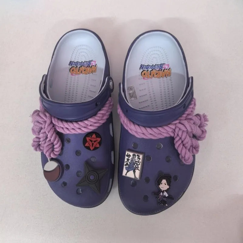 Naruto Uchiha Sasuke creative pattern personalized comfortable non-slip wear-resistant sandals