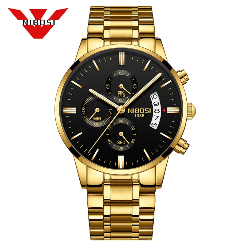 Men's Luxury Famous Dress Watch Casual Military Quartz Wristwatches