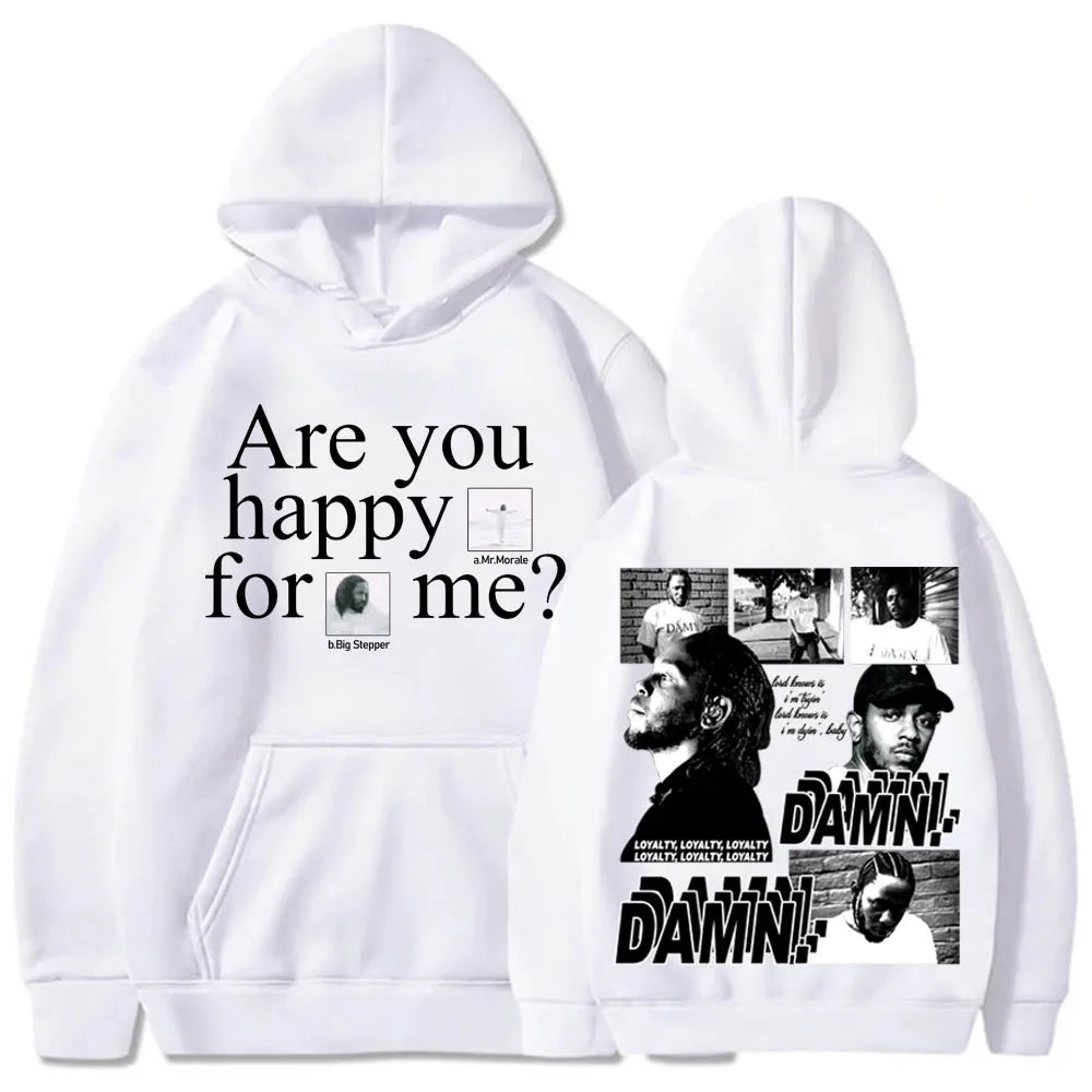 Kendrick Lamar Damn Mr. Morale and The Big Steppers Hip Hop Vintage Men Sweatshirts Hoodie