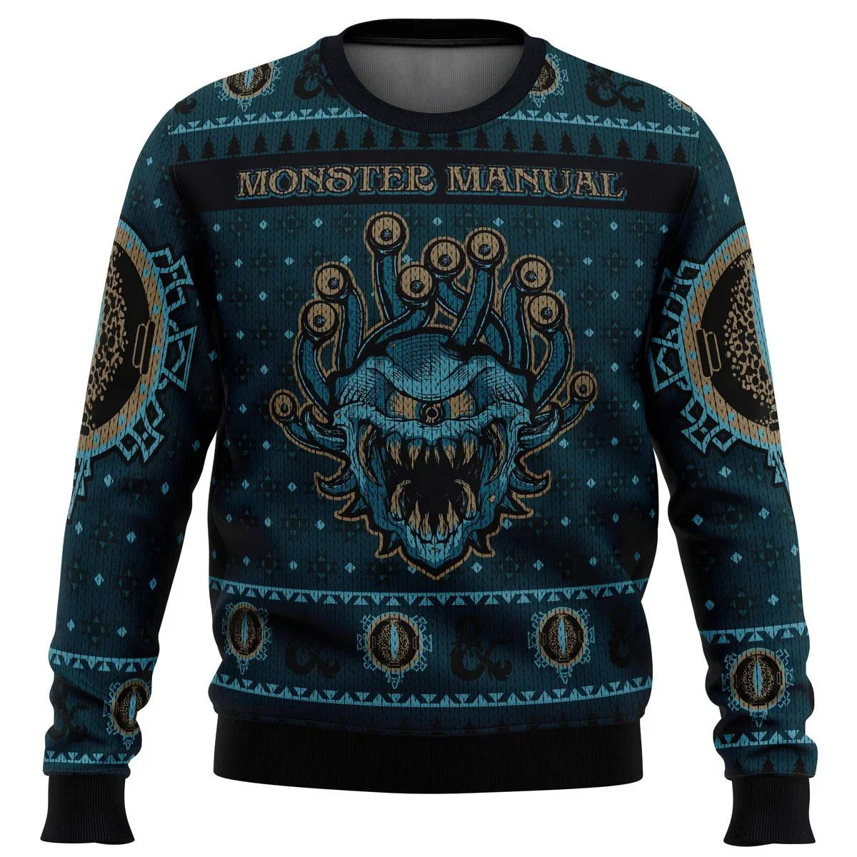 3D Sweatshirt Roll Initiative Dungeons & Dragons Ugly Christmas Sweater Pullover