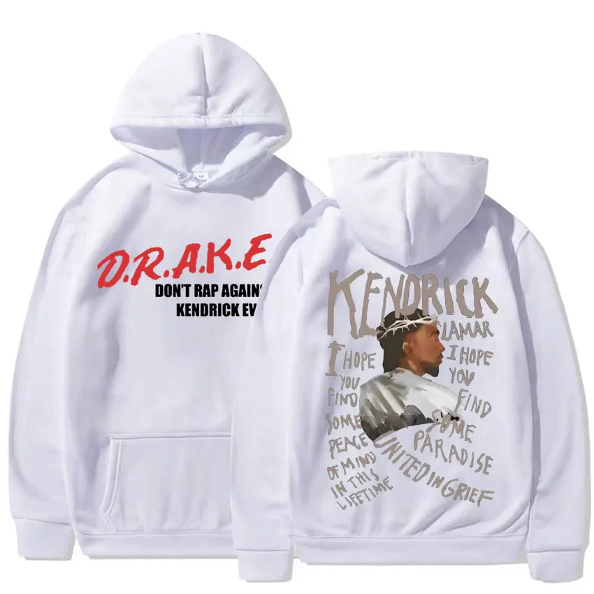 Kendrick Lamar Drake D.R.A.K.E Hoodie They Not Like Us Hooded Men  Hip Hop Sweatshirts