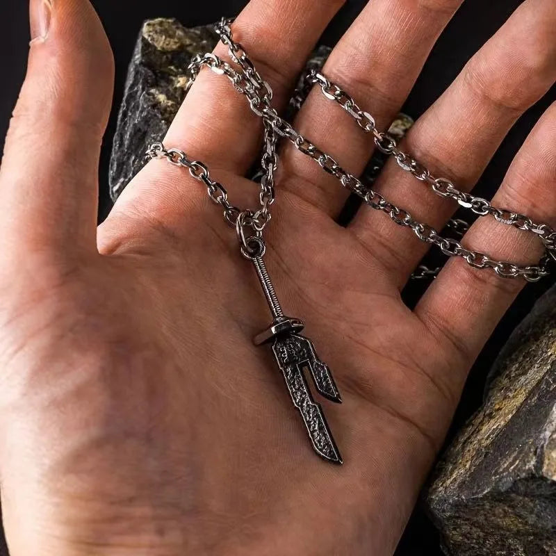 Toji Fushiguro Sword Jujitsu Kaisen Necklace Inverted Spear Of Heaven Necklace