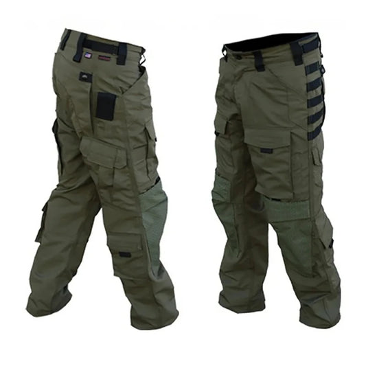 Men's Cargo Pants Tactical Outdoor Waterproof Trousers Wear Resistant Overalls