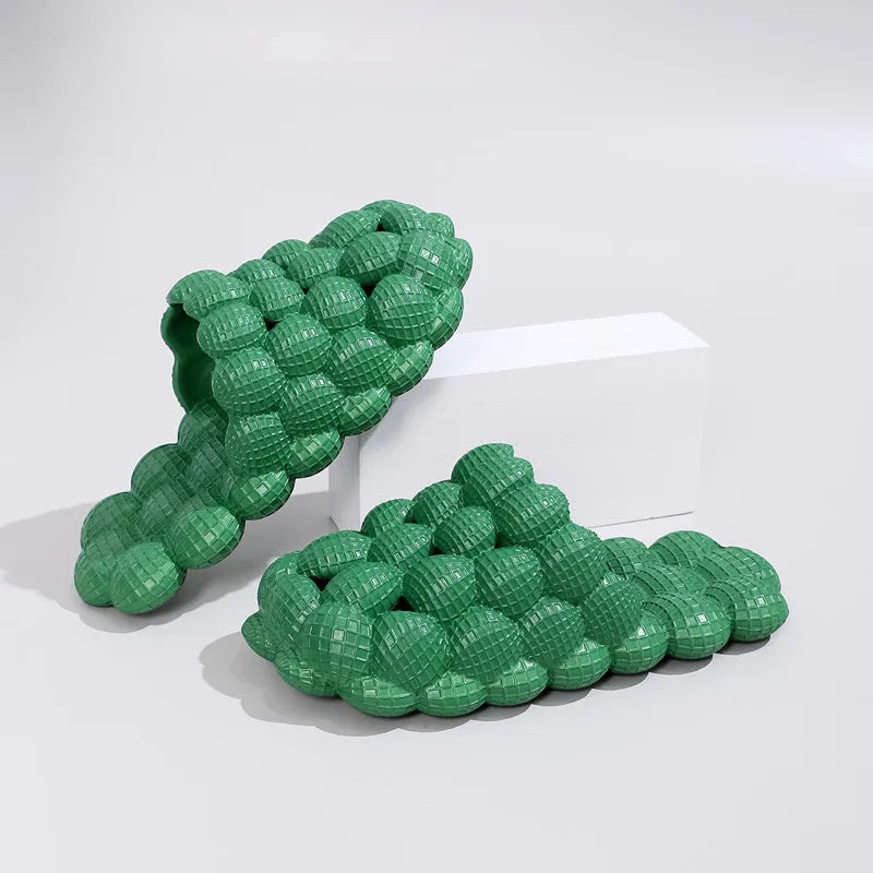Man Soft Bubble EVA Cool Sole Slippers Designer Indoor Peanut Slippers