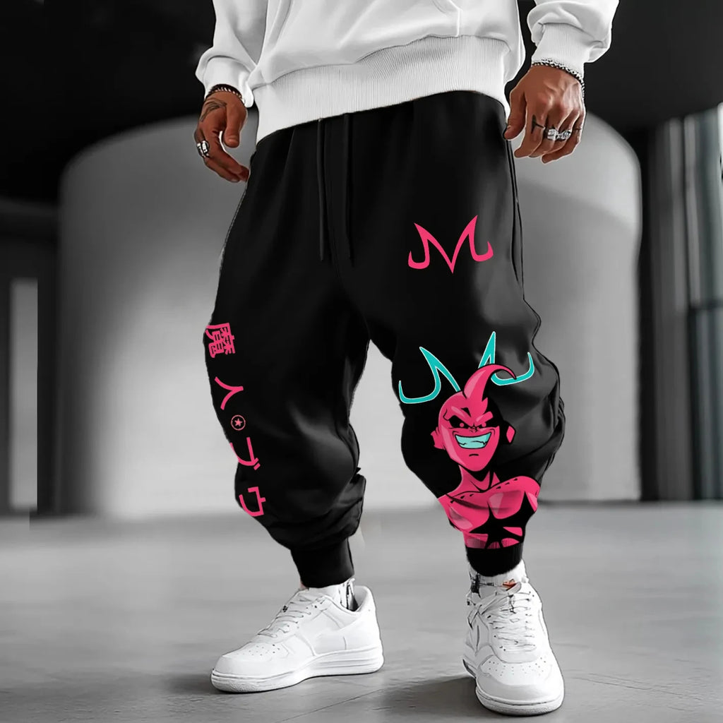 Dragon Ball GOKU Gohan Majin Buu Peripheral Loose Trousers Cotton Sports Leggings