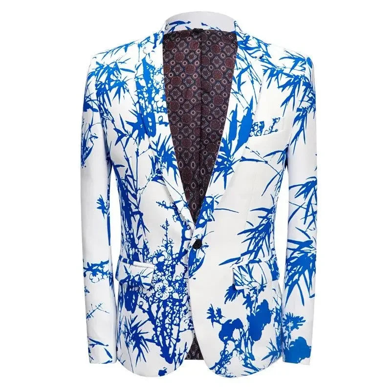 Coats Blazers Oversize Plus Big Size Short Jacket for Men Party Cropped Menswear