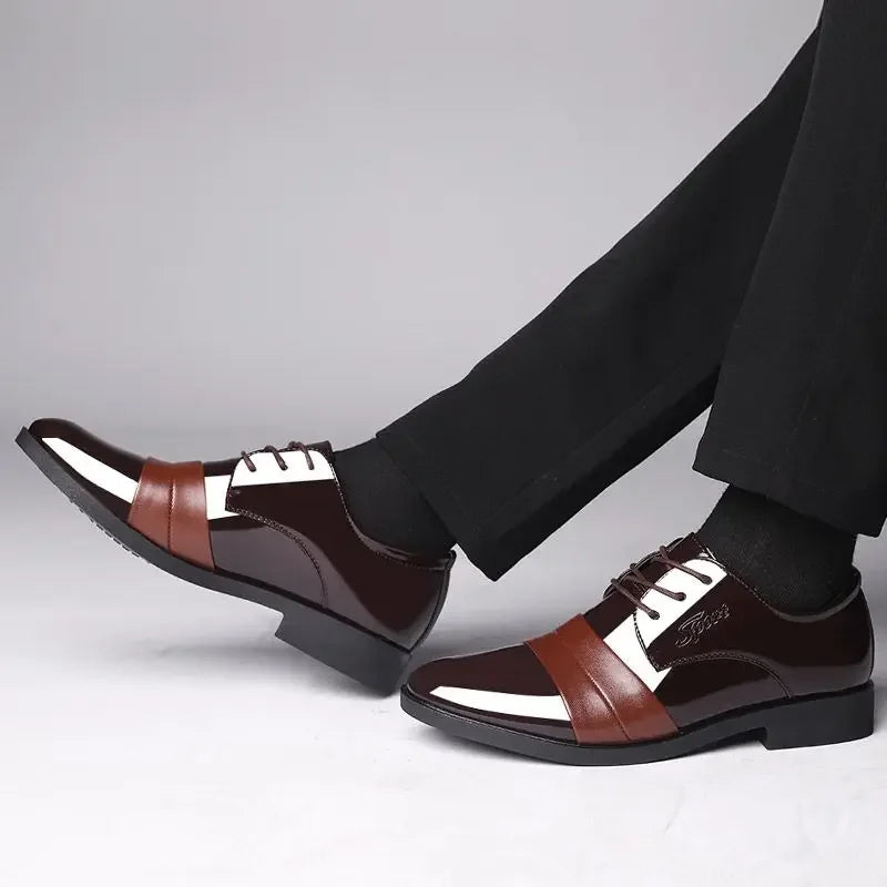 Men's Formal Social Shoe Pointed Toe Style Office Footwear