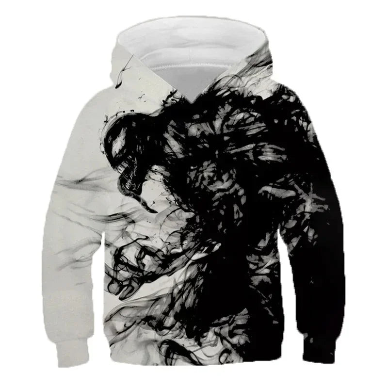 Venom Marvel Men's 3D Printing Oversized Pullover Hoodie