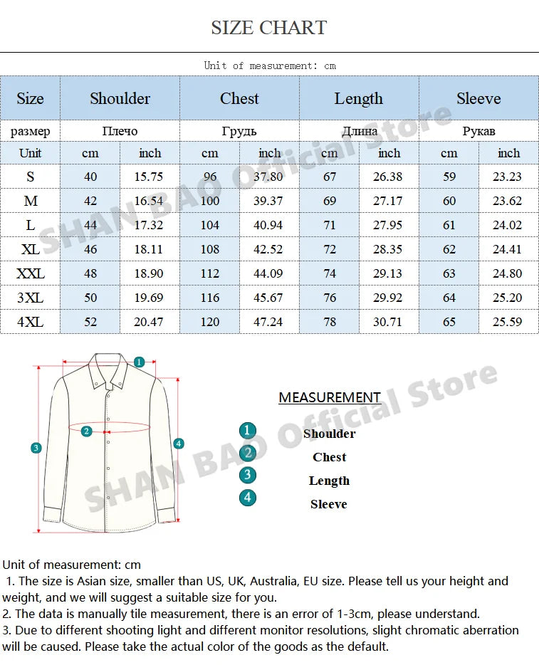 Double pocket button 100% cotton denim high quality men's long-sleeved shirt