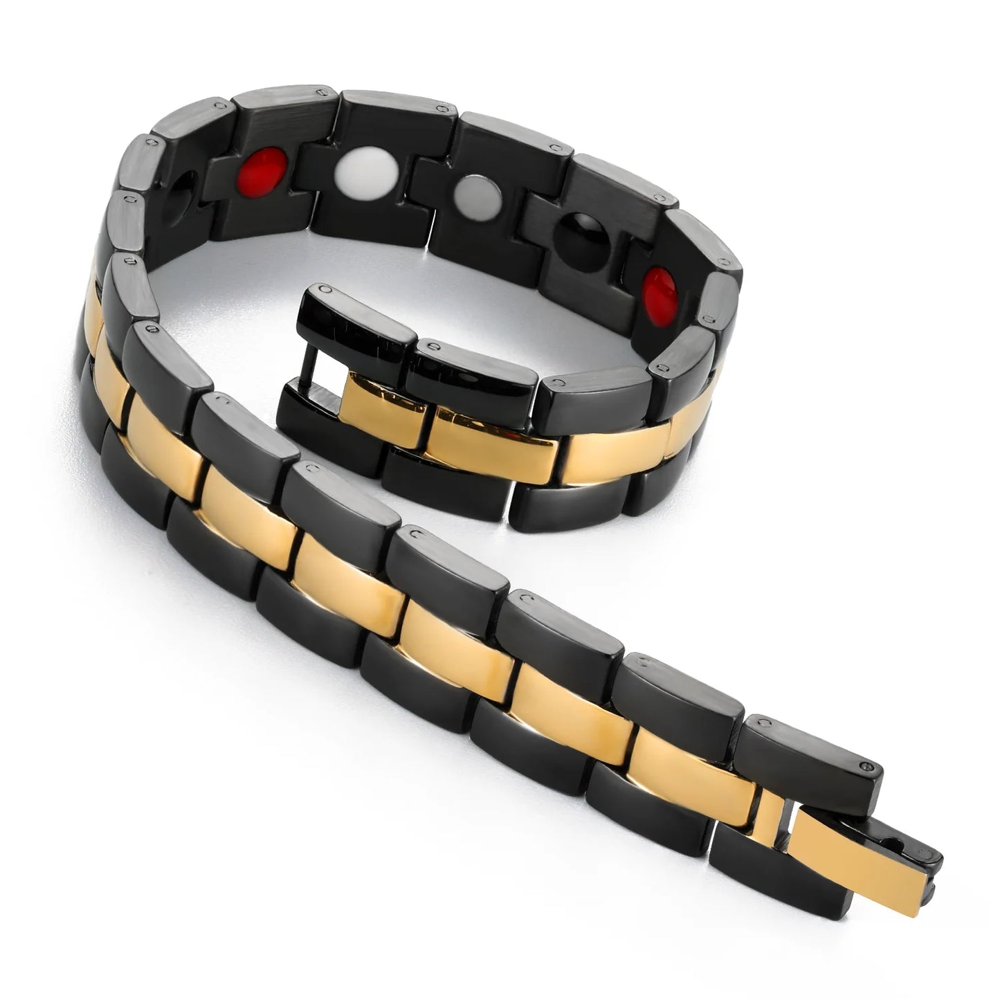 Quality Steel Men's Bracelet Energy Germanium Magnetic Bracelet