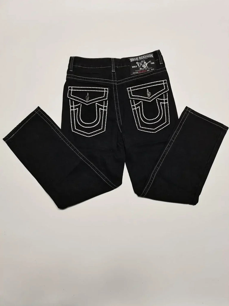 Embroidered Jeans Vintage Street Loose Casual Denim baggy pants