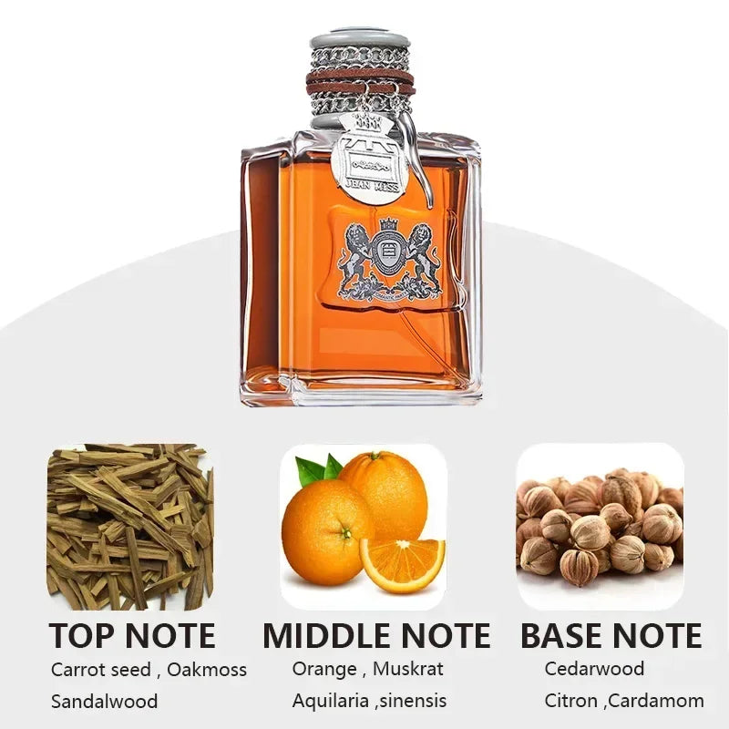 Jeanmiss 100ML Perfume Men Sandalwood Perfume Pheromone Long Lasting Spray