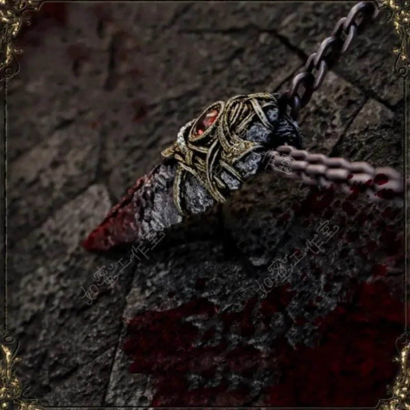 Unisex Beast Claw Talisman Necklace Gothic Pendant with Chain for Gamers