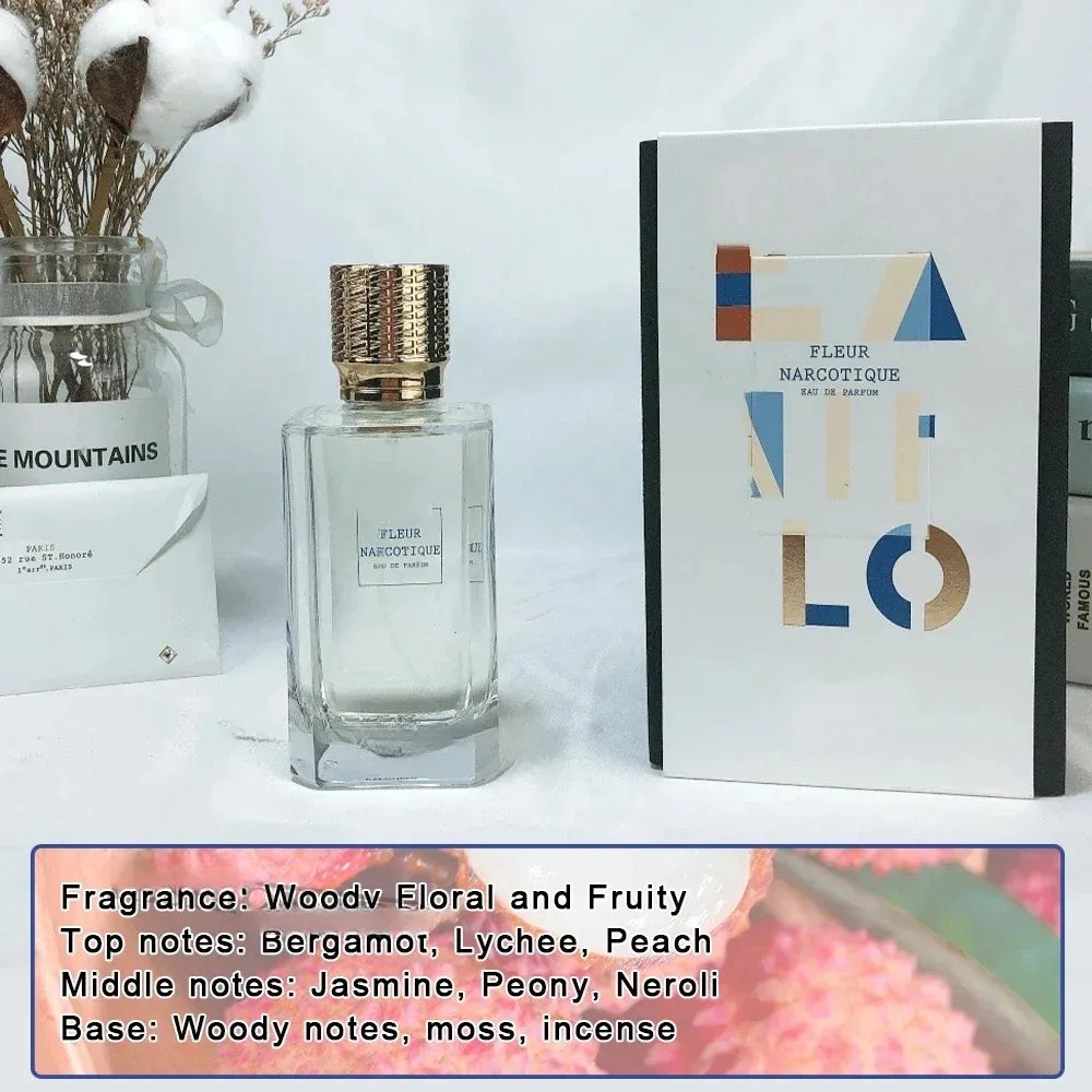 100ml Blue Talisman Flower unisex Long Lasting Woody Floral Pheromone Cologne