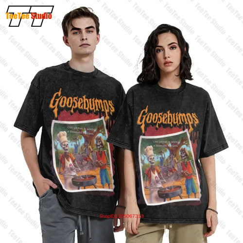 Goosebumps Vintage Say Cheese And Die Vintage Oversized T-Shirt