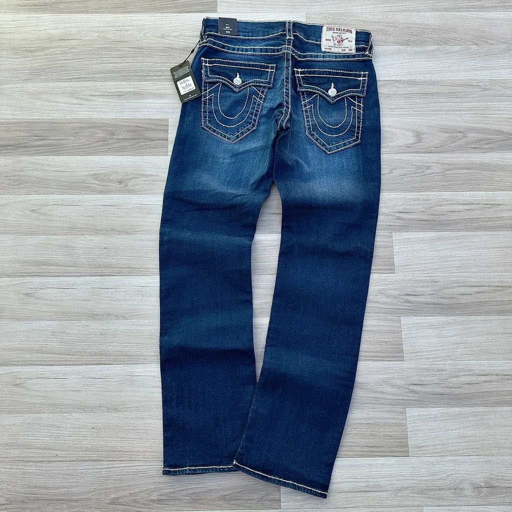 Embroidered Jeans Vintage Street Loose Casual Denim baggy pants