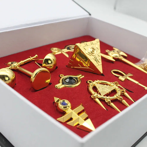 Yugioh Millennium Treasures Necklace Pendant Weapons Collection Set