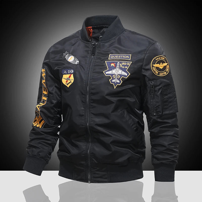MA-1 American pilot Men's thickened Trendy coat Men's military jacket