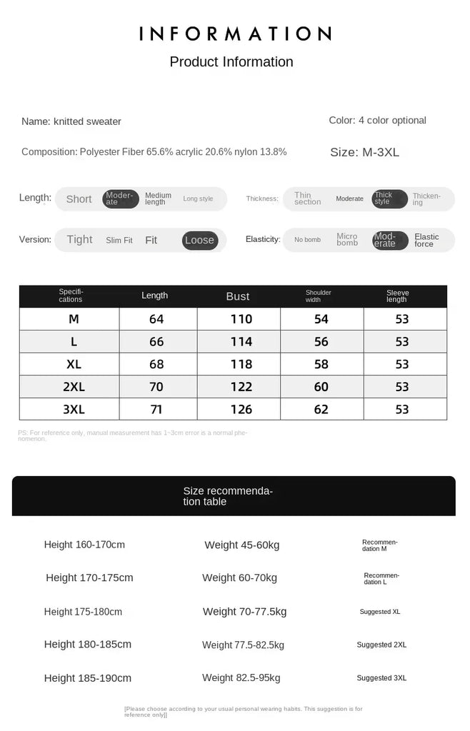 Korean Versatile Cardigan V-neck Men's Jacquard Comfortable Breathable Sweater