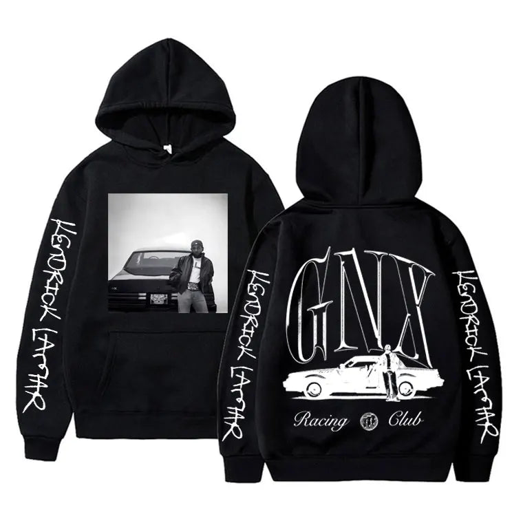 Kendrick Lamar Double Sided Print GNX Cotton Sweatshirt Oversized Hoodies Unisex Streetwear