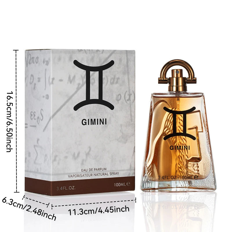 100ML 3.4FL.OZ Men's Perfume Long Lasting Woody Oriental Notes Natural Fragrance