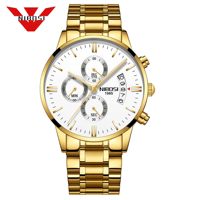 Men's Luxury Famous Dress Watch Casual Military Quartz Wristwatches
