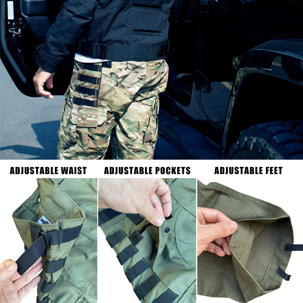 Tactical Pants Men's Multi-pocket Camouflage Trousers Outdoor Cargo Pants