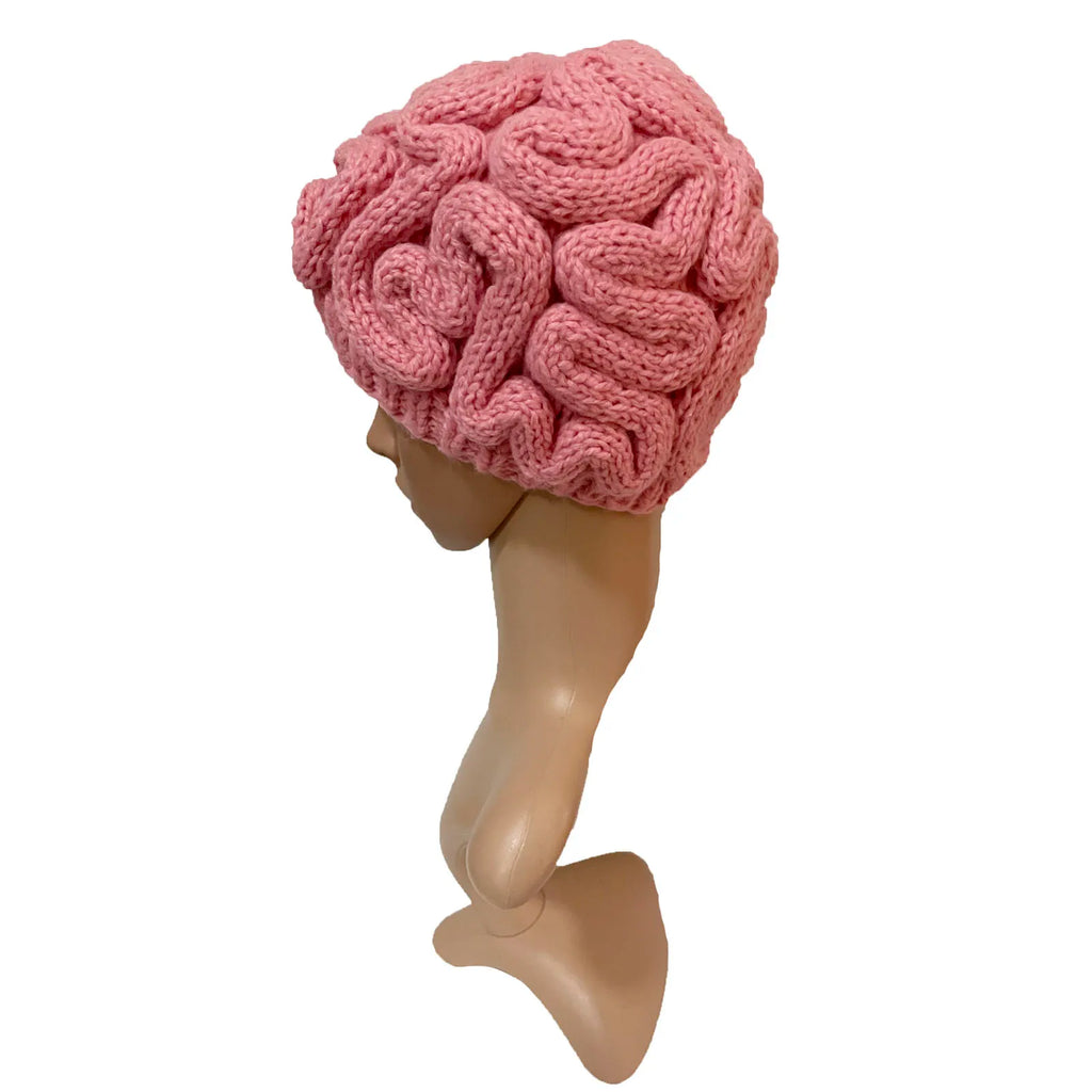 Funny Winter Horrible Brain Wool Handmade Unisex Beanie Caps
