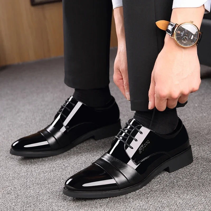 Men's Formal Social Shoe Pointed Toe Style Office Footwear