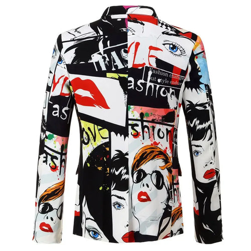 Coats Blazers Oversize Plus Big Size Short Jacket for Men Party Cropped Menswear