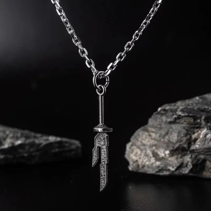 Toji Fushiguro Sword Jujitsu Kaisen Necklace Inverted Spear Of Heaven Necklace