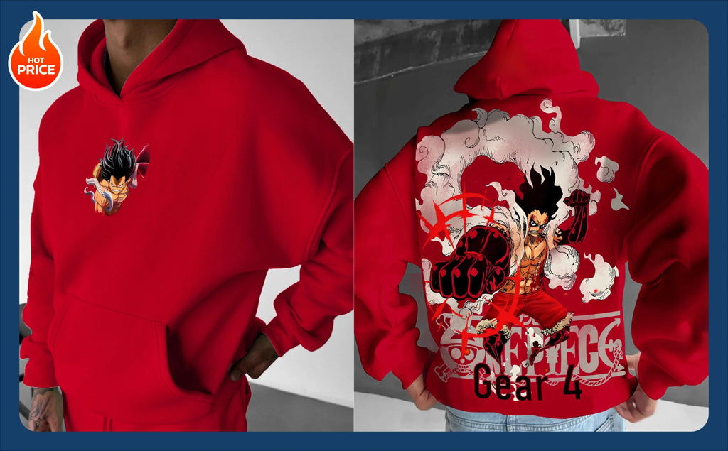 ONE PIECE Luffy Chopper Zoro Hoodie Loose Unisex Hot-blooded Animation Sweater