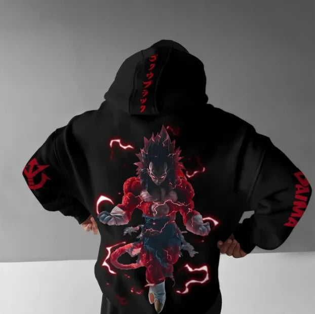 Dragon Ball Z Animation Sweater Men's Printed Trendy Jacket
