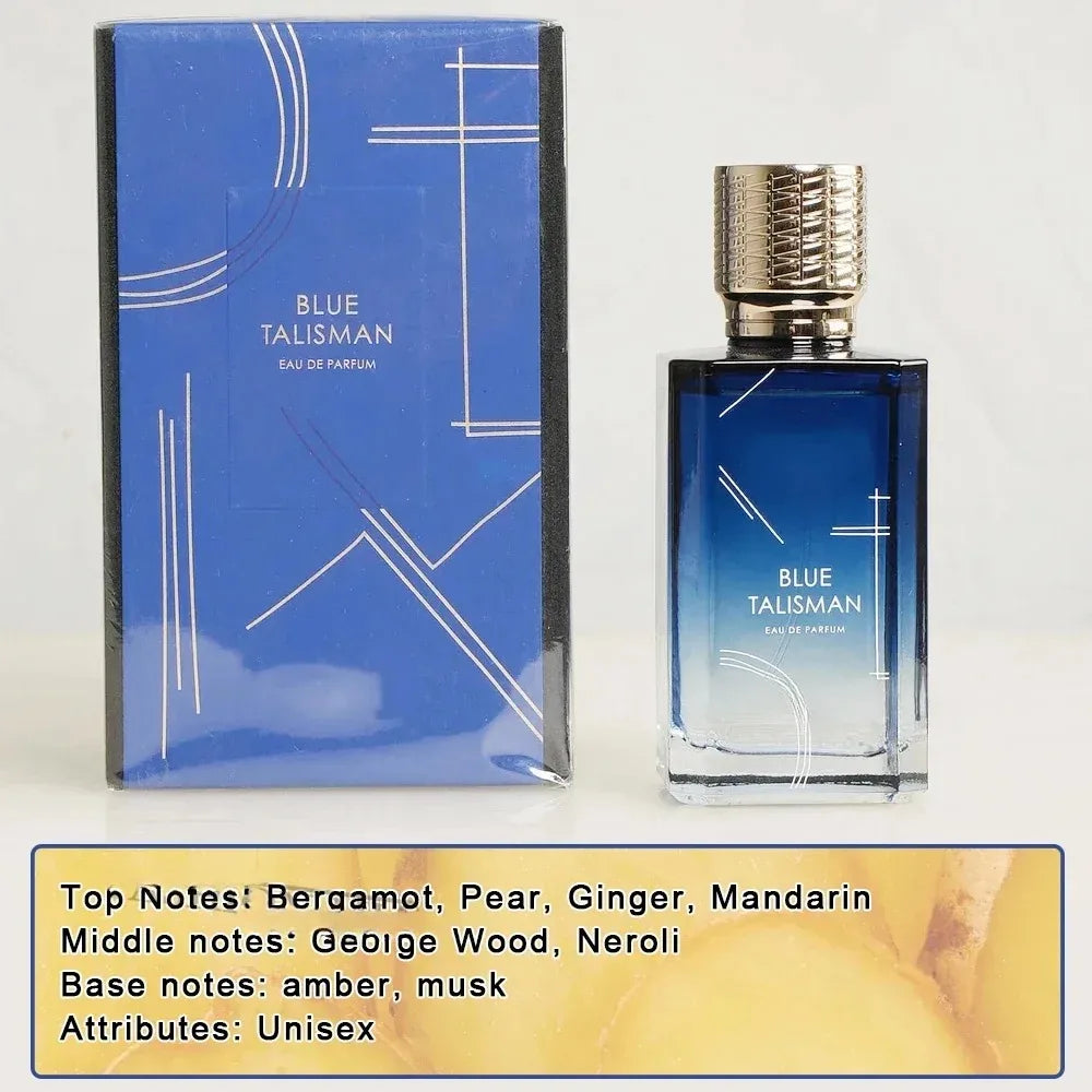 100ml Blue Talisman Flower unisex Long Lasting Woody Floral Pheromone Cologne